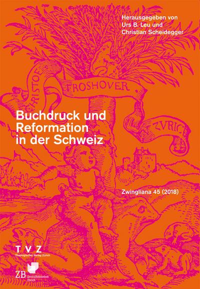 Buchcover "Buchdruck und Reformation in der Schweiz"